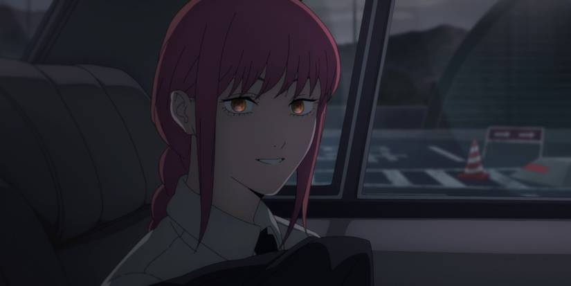Makima Offers Denji Her Coat – CHAINSAW MAN Episode 2