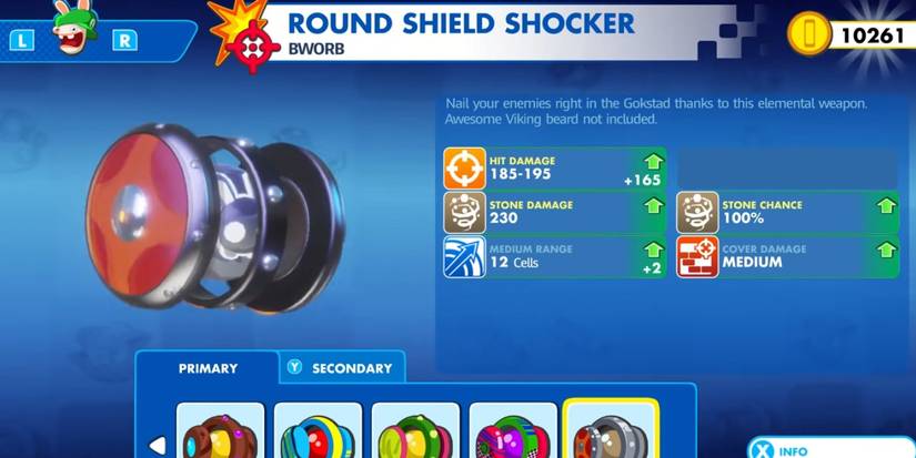 Mario + Rabbids Kingdom Battle Round Shield Shocker