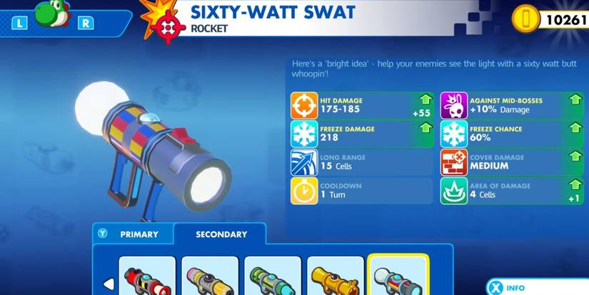Mario + Rabbids Kingdom Battle Sixty Watt Swat