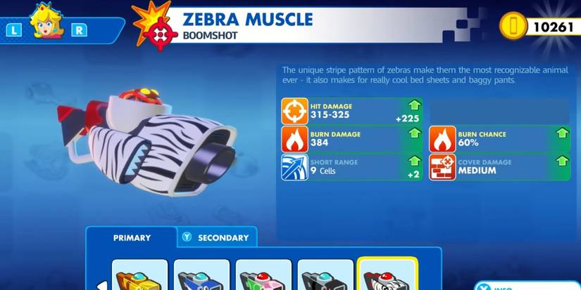 Mario + Rabbids Kingdom Battle Zebra Muscle