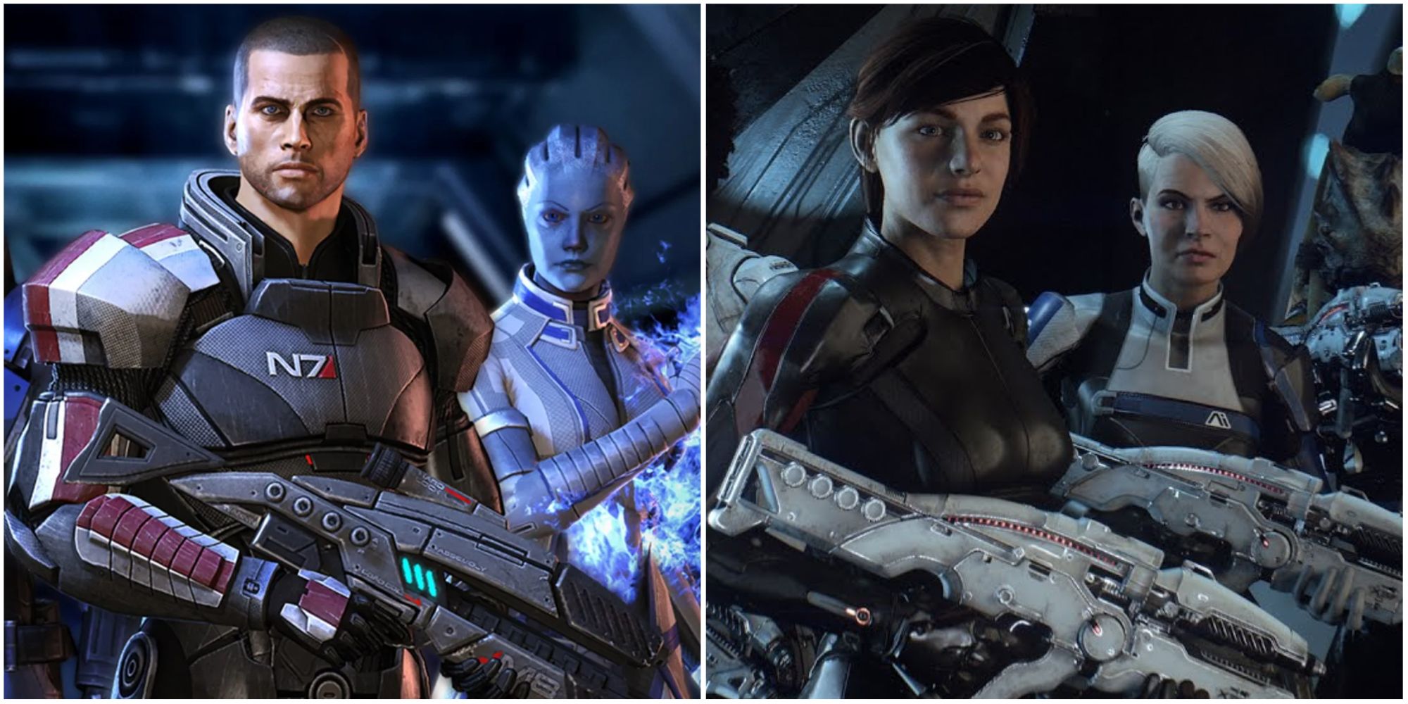 Mass Effect 3 and Mass Effect: Andromeda