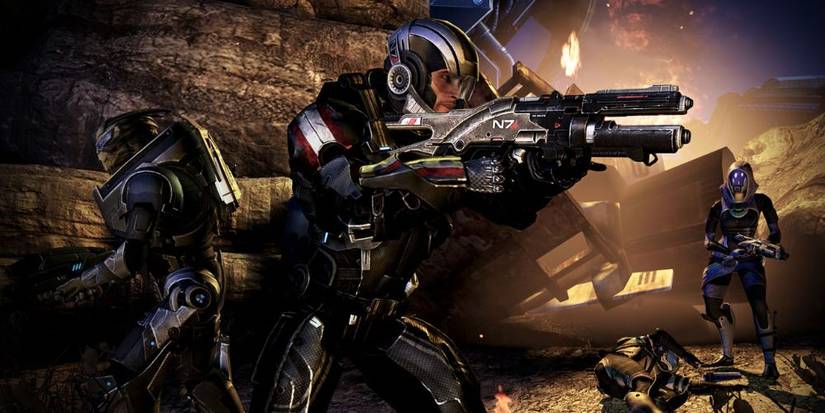 Mass Effect 3 Shepherd Tali Garrus