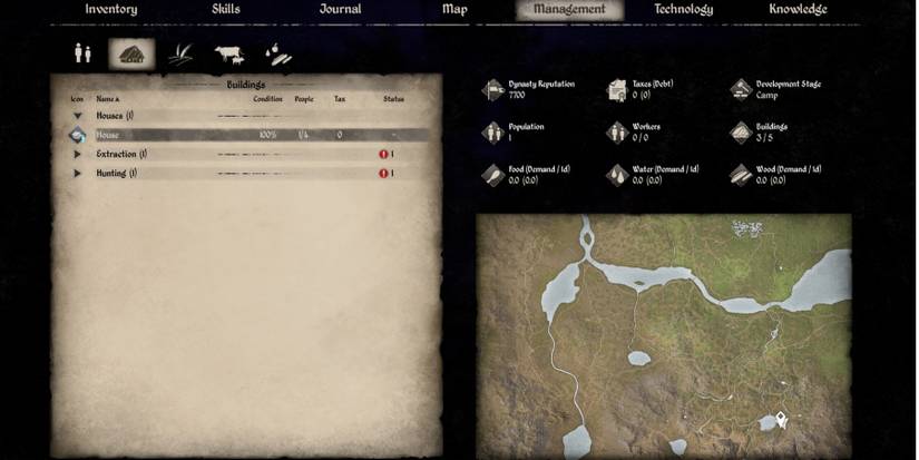 Medieval Dynasty Assigning Villagers With The Management Tab