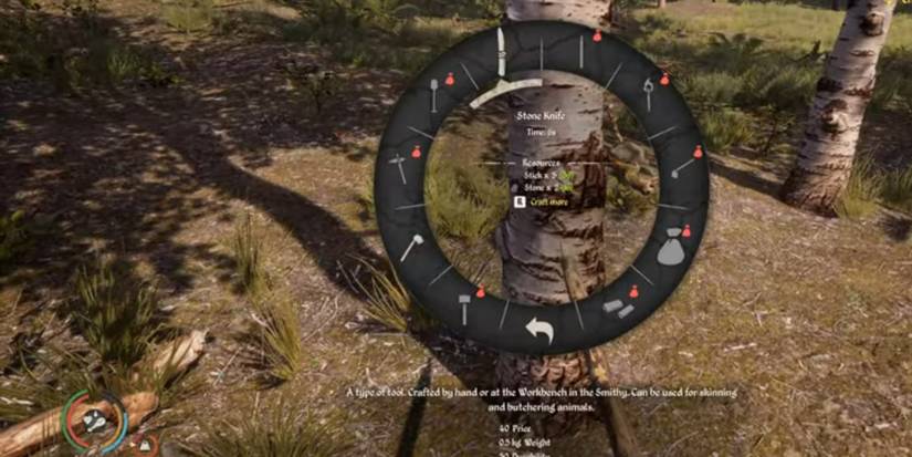 Medieval Dynasty - Stone Knife Crafting