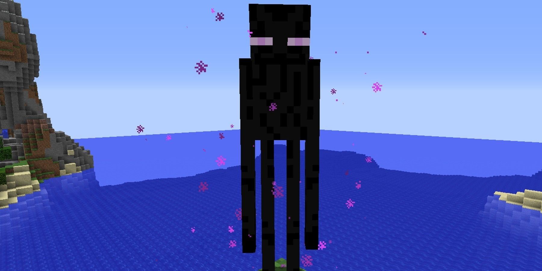 Stepf made this Enderman costume ALL BY HERSELF! 😂👏🏼 #Minecraft #enderman