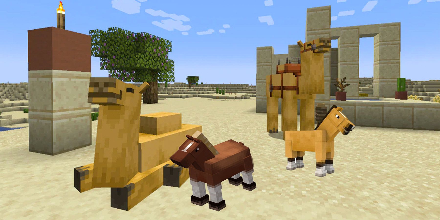 Minecraft Live 2022 Camels Mount Mechanics