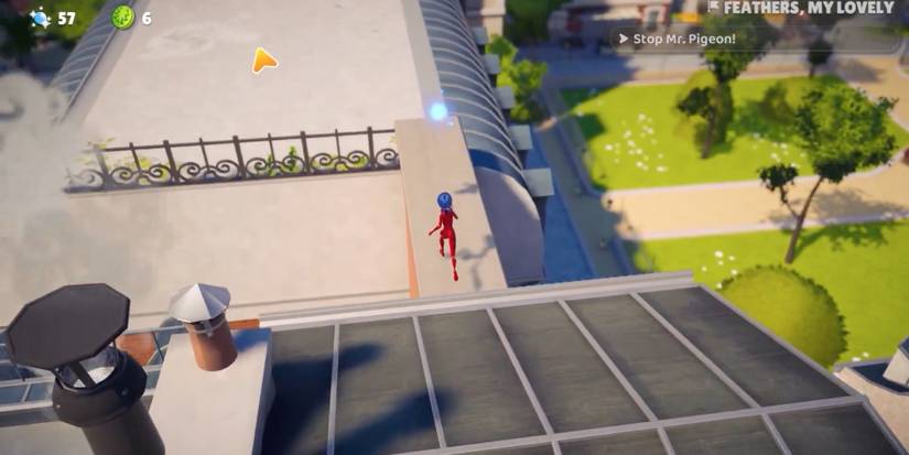 Miraculous: Rise Of The Sphinx - Find shiny orbs - Player runs across platforms to collect items
