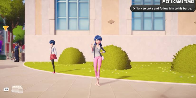 Miraculous: Rise Of The Sphinx - Interact with other people in Paris - Player engages with friendly characters in the city of Paris