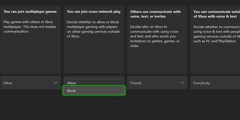 Modern Warfare 2 - Selecting Crossplay Off Option In Xbox Console Settings