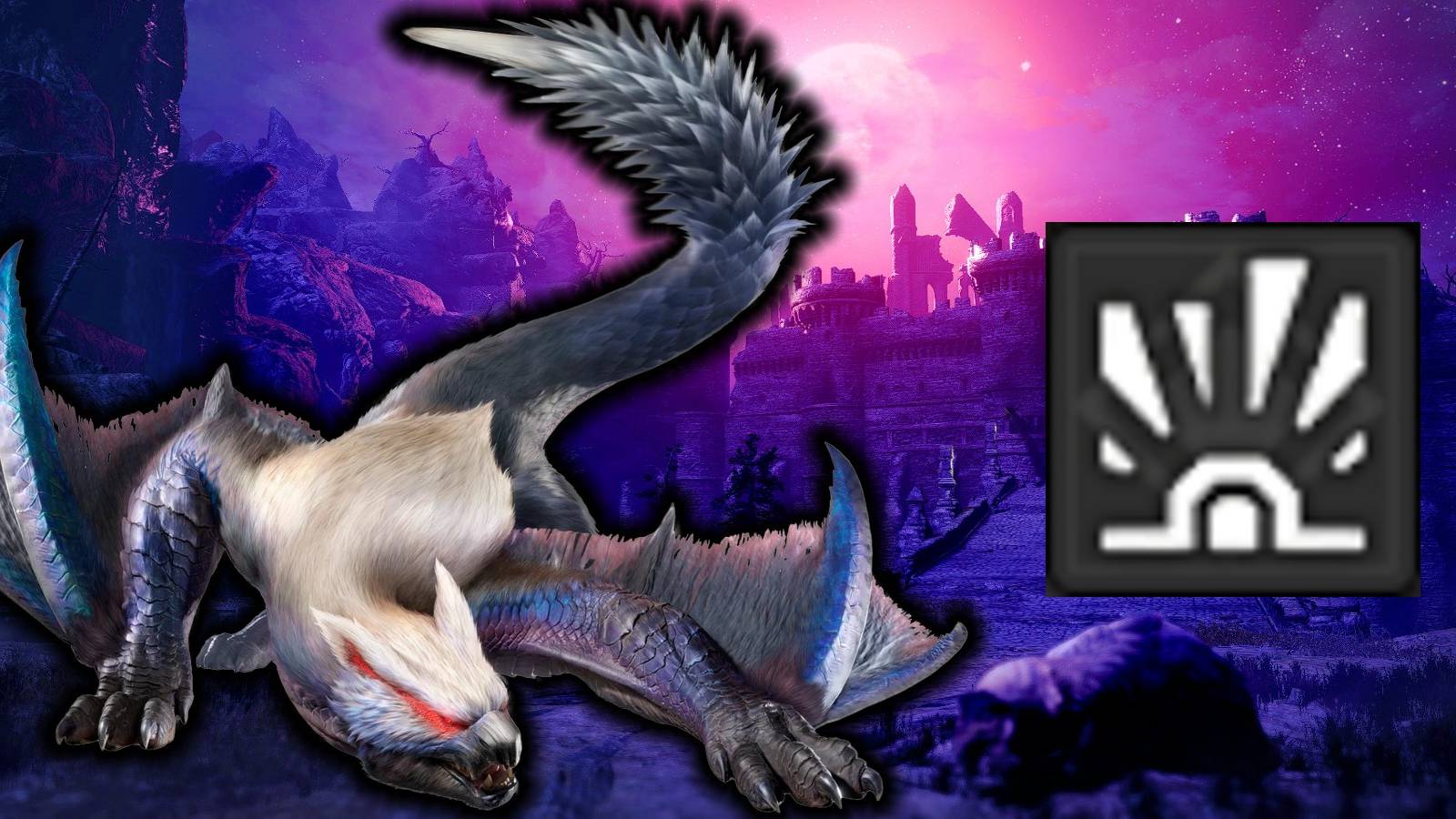 Monster Hunter Rise-Cloudy Moonshard-Lucent Nargacuga-Image