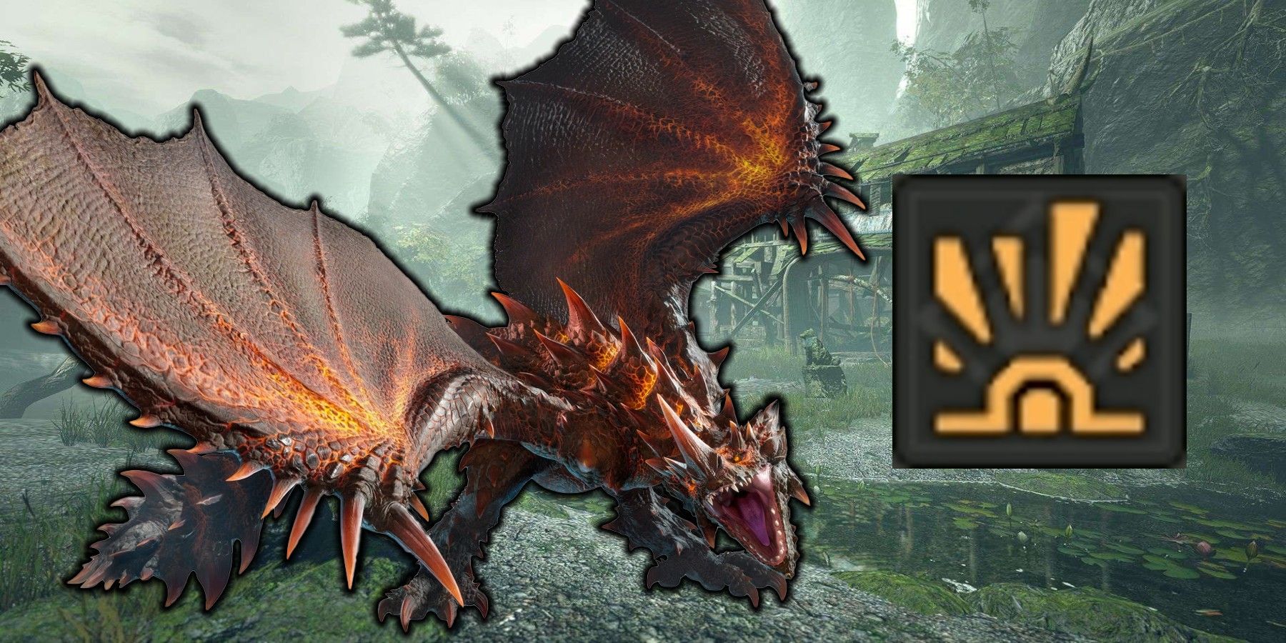 Monster Hunter Rise-Flaming Espinas-Mantle-Image