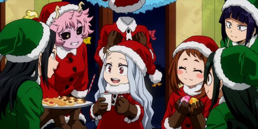 My Hero Academia: 7 Best Gal Pals Erin and Class A Girls Christmas