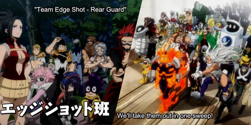 My Hero Academia: Season 6 Episode 1 The Heroes Plan of Action Crunchyroll Team Endeavor and Team Edge Shot
