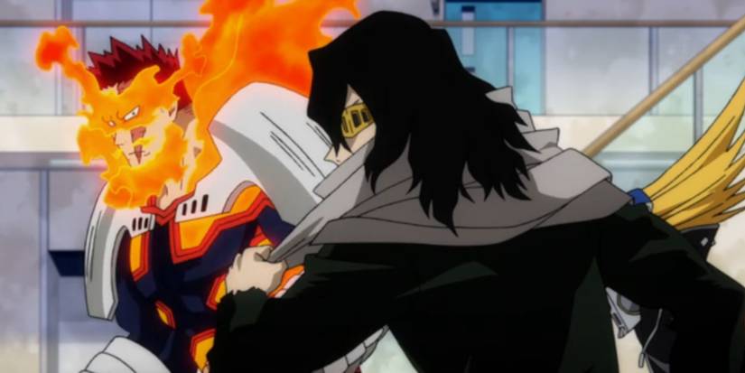 My Hero Academia: Season 6 Episode 2, Review Team Endeavor Eraser Head and Endeavor team up