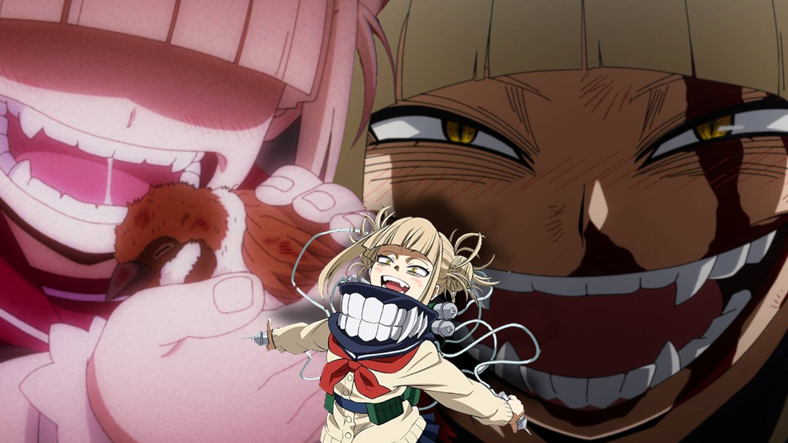 collage of Himiko Toga