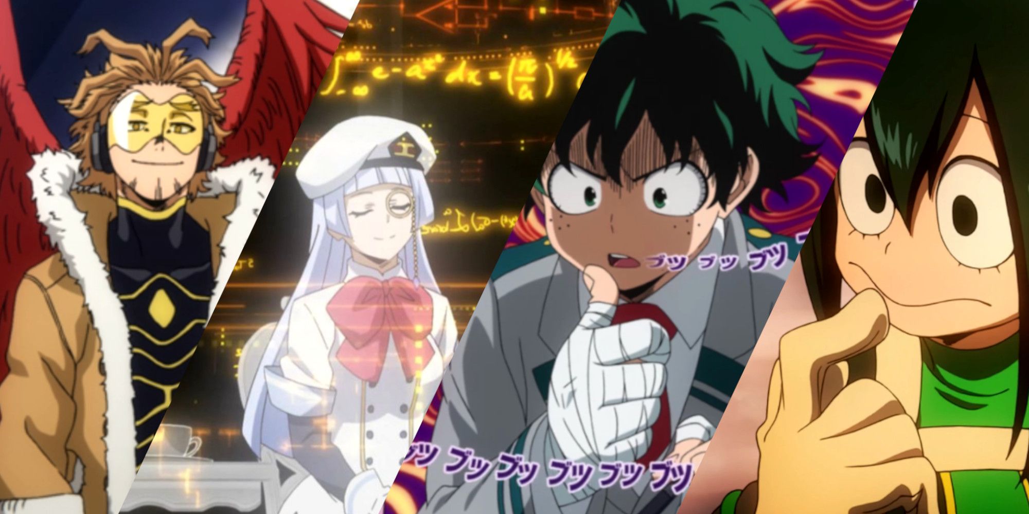 My Hero Academia's smartest heroes  Hawks, Deku, Saiko and Tsu Crunchyroll Season 6