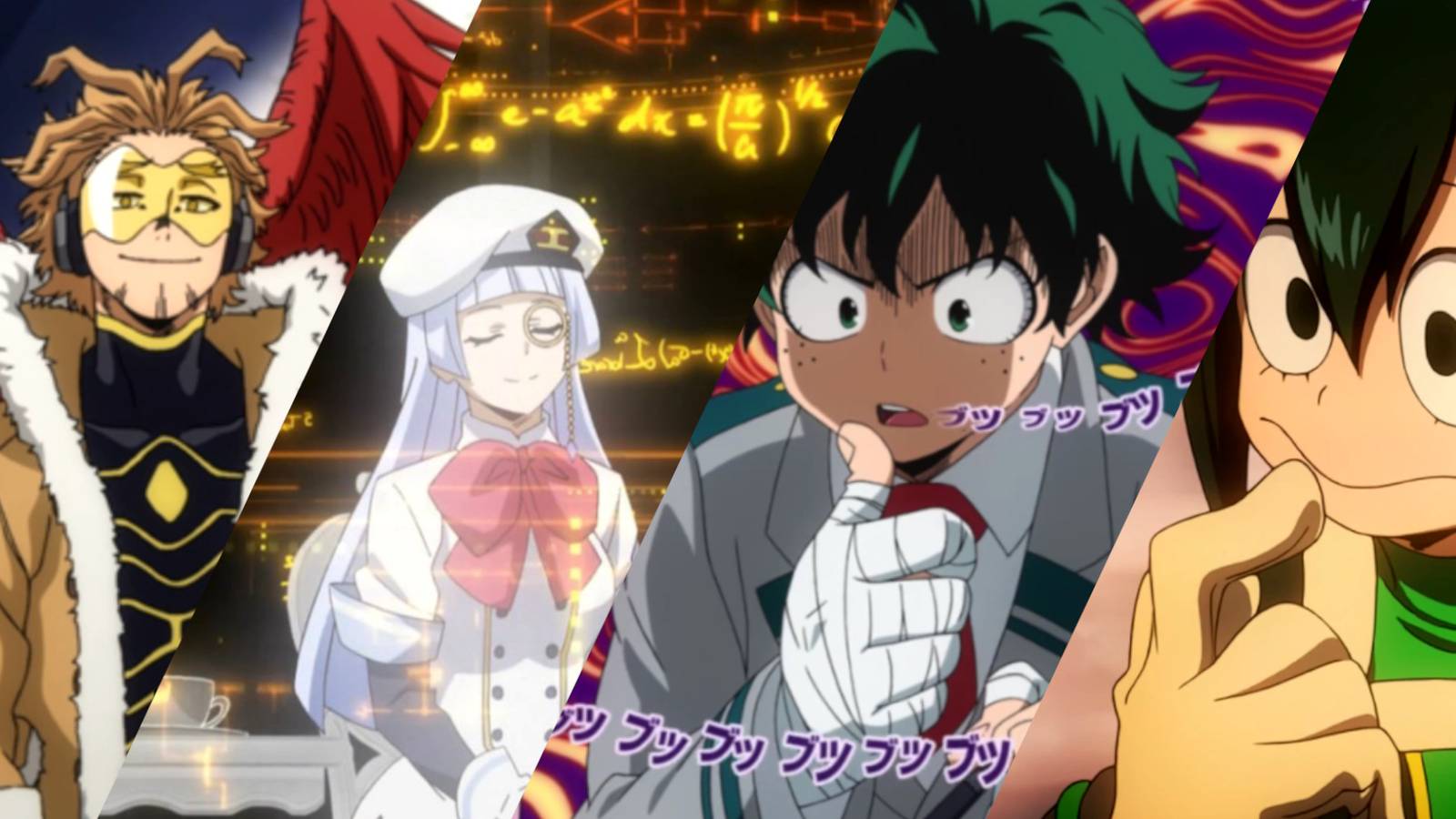 My Hero Academia's smartest heroes  Hawks, Deku, Saiko and Tsu Crunchyroll Season 6