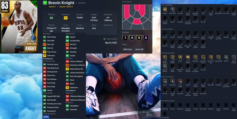 NBA 2K23 Brevin Knight Emerald Card