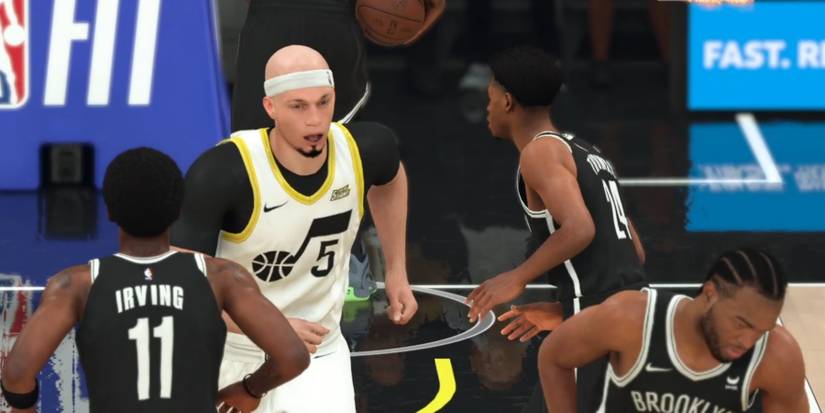 NBA 2K23 Celebrating A Big Play