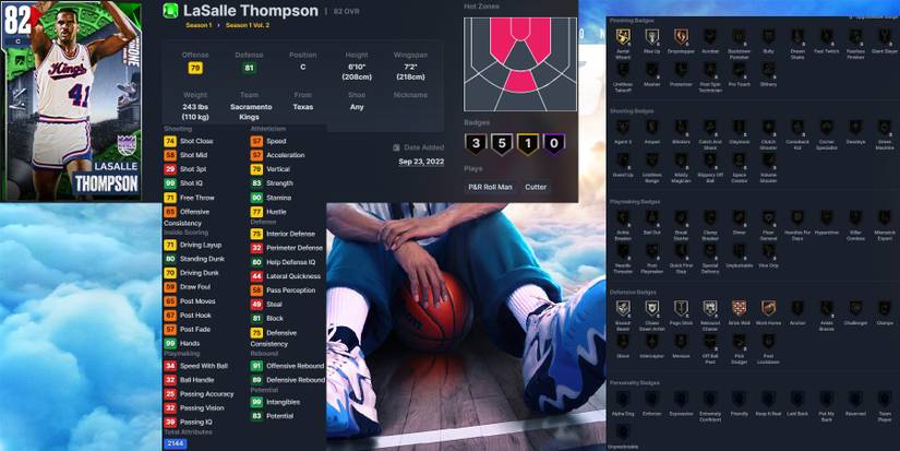 NBA 2K23 LaSalle Thompson Emerald Card