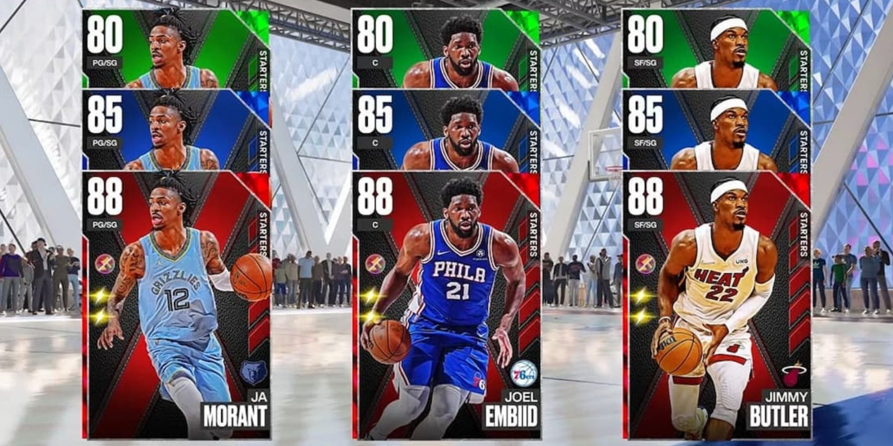 NBA 2K23 Leveling Up Starter Cards