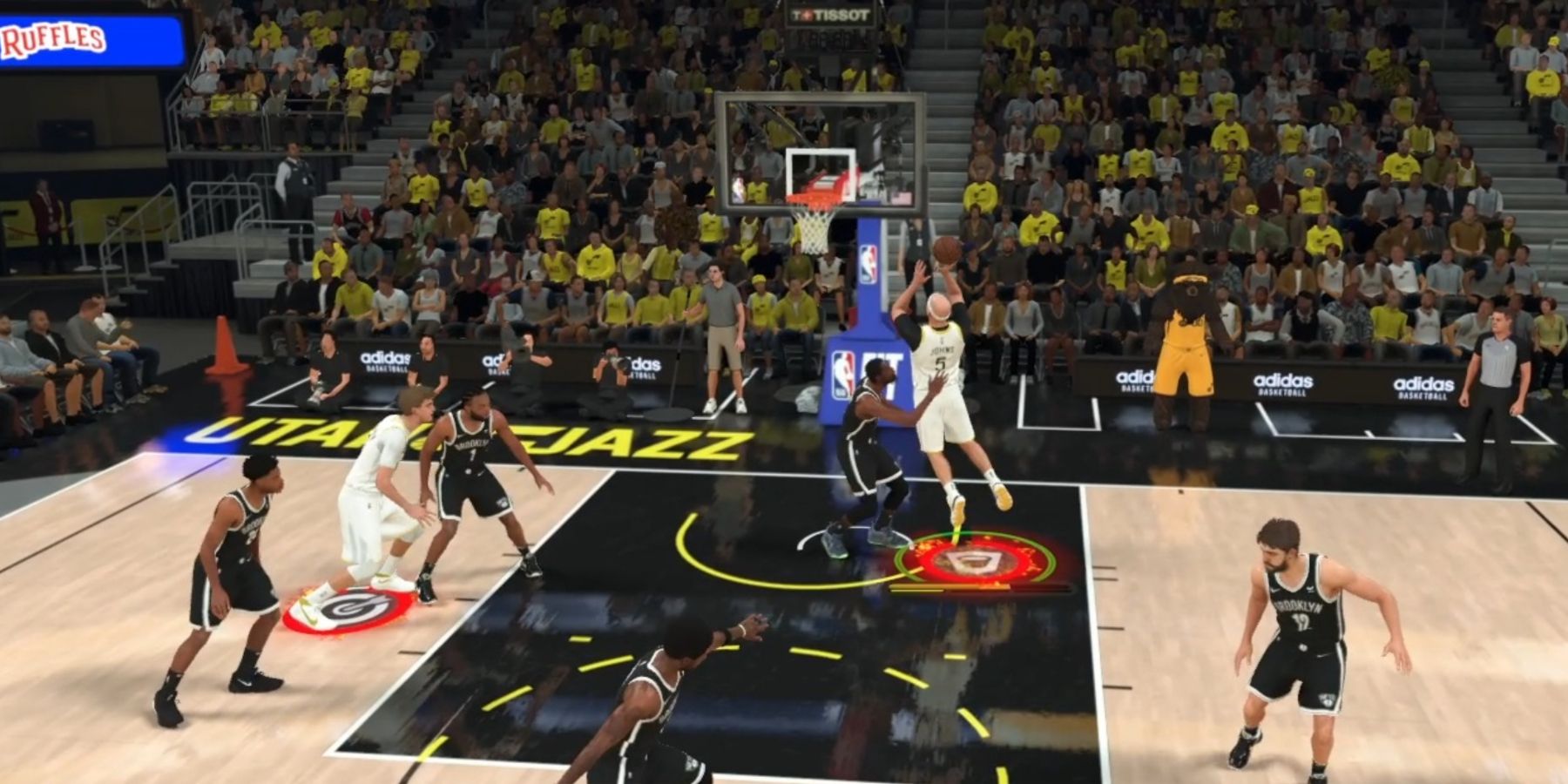 NBA 2K23 Shooting A Contested Layup