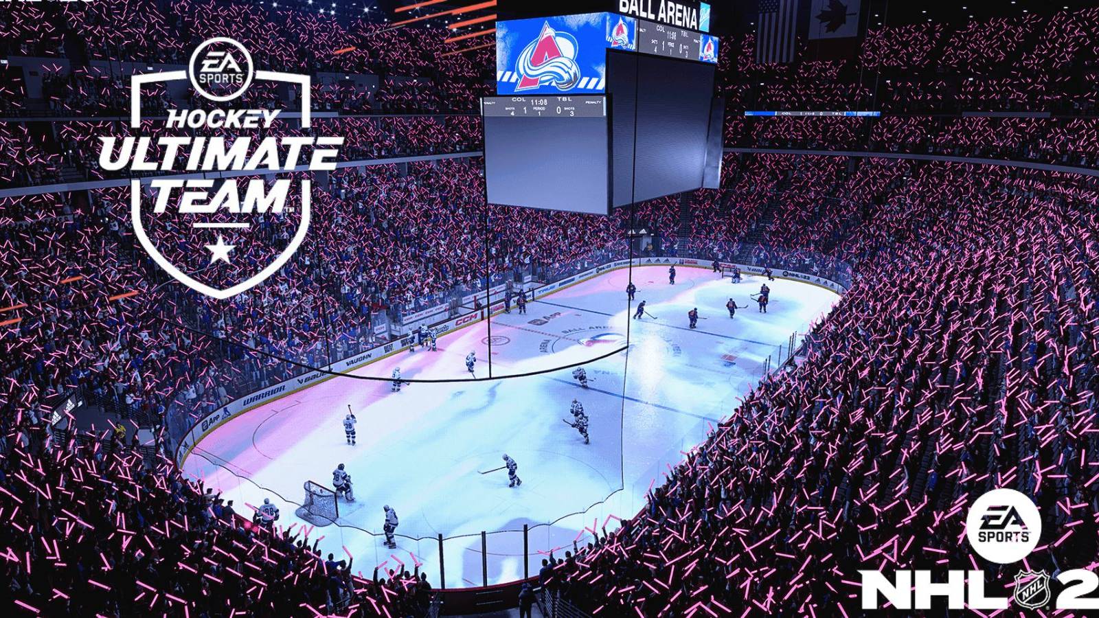 NHL 23 Ultimate Team Arena Avalanche drone view