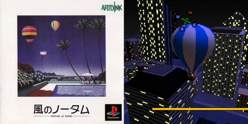 Left - Box Art, Right - Hot Air Balloon in City