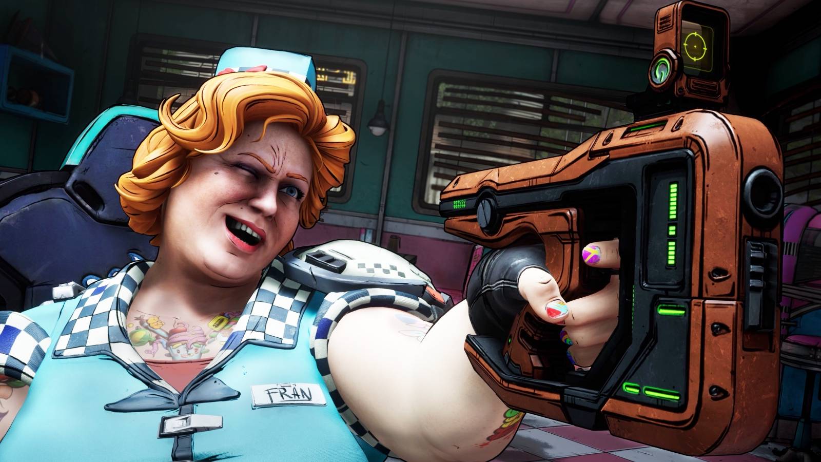 Fran with gun New Tales from the Borderlands