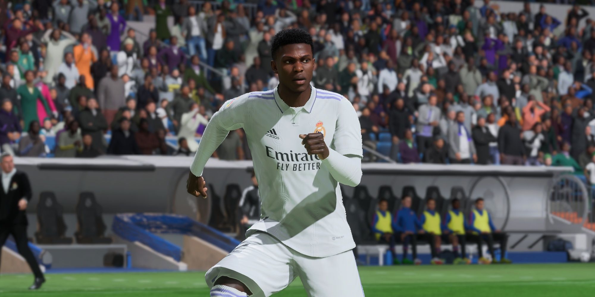 Screenshot of Serge Ngoma in FIFA 23 career mode