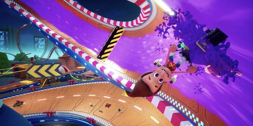 Nickelodeon Kart Racers 3 Slime Speedway jimmy nutron upside down 