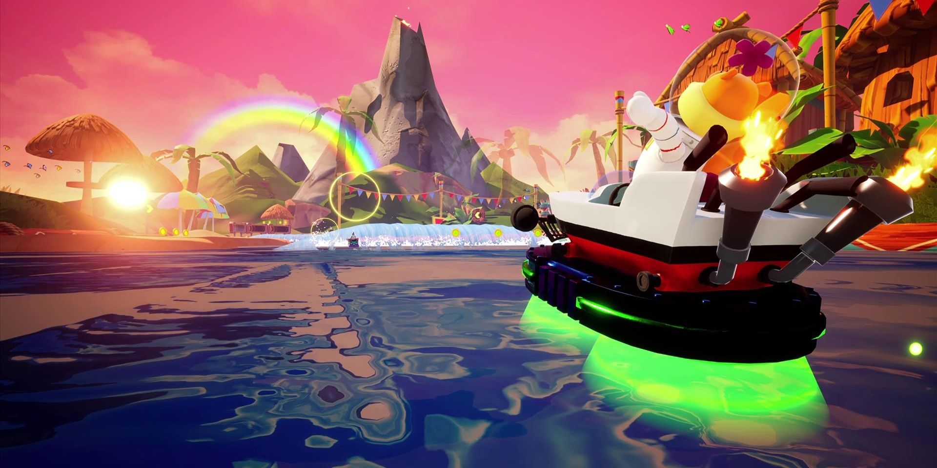 Nickelodeon Kart Racers 3 Slime Speedway песчаные гонки по воде 