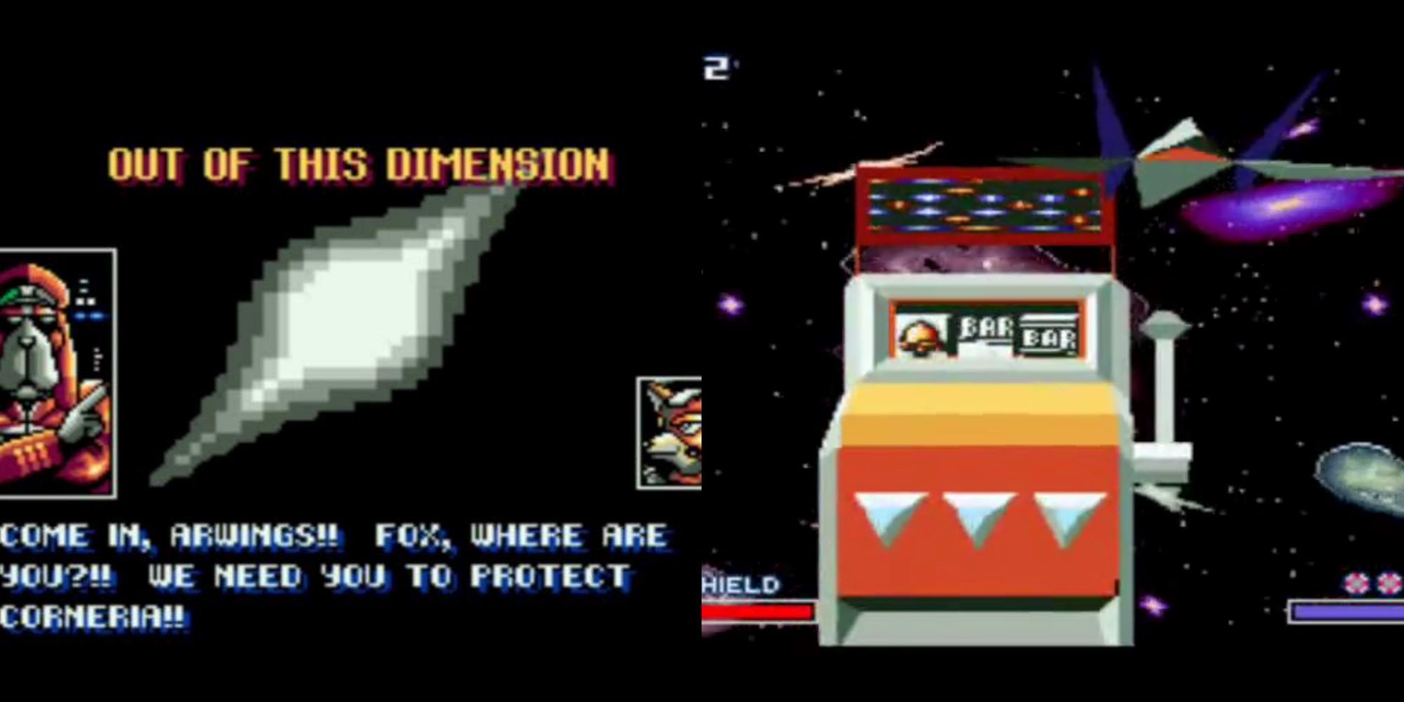 Out of this dimension Star Fox