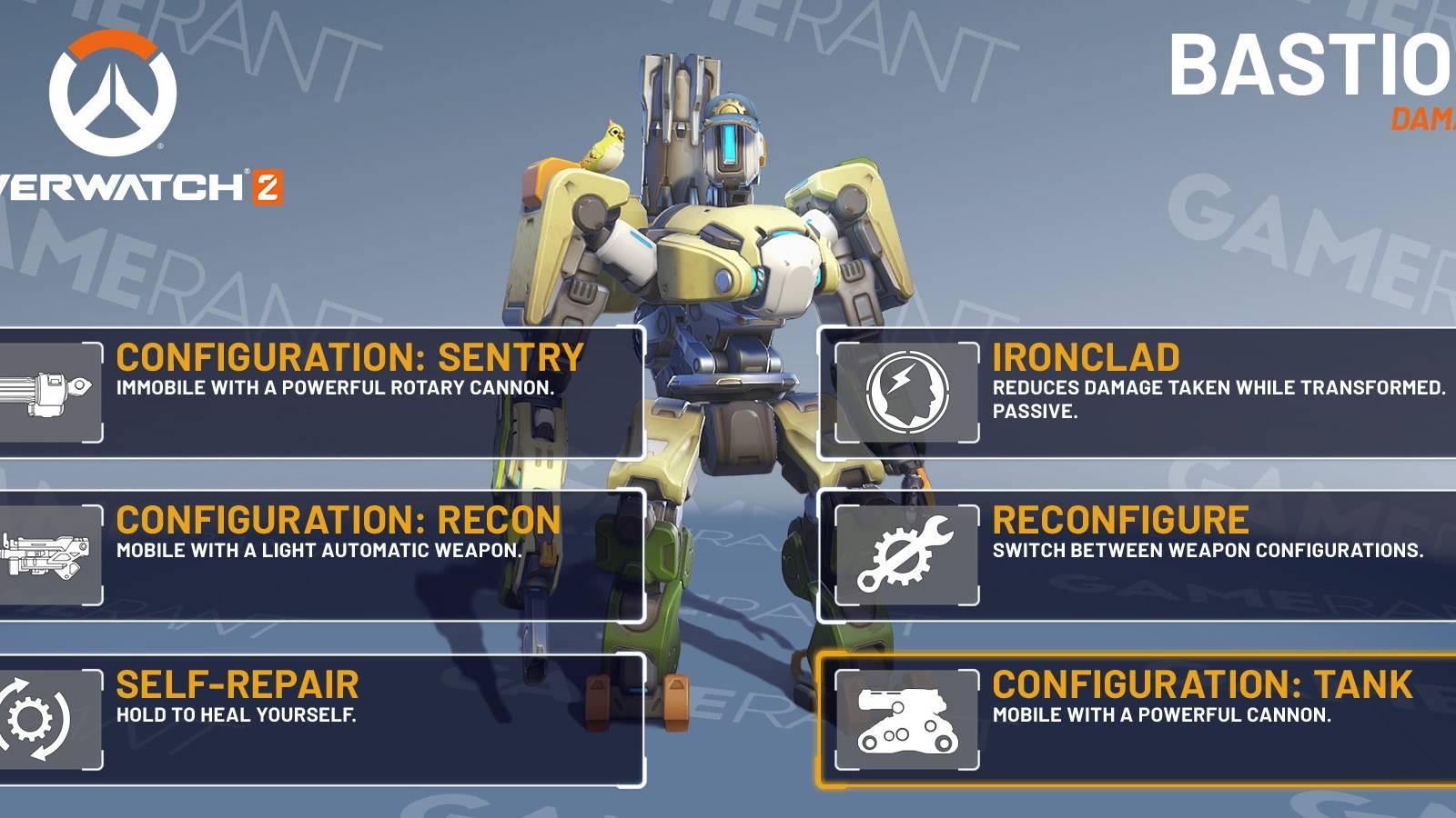 Overwatch 2 Bastion Overview