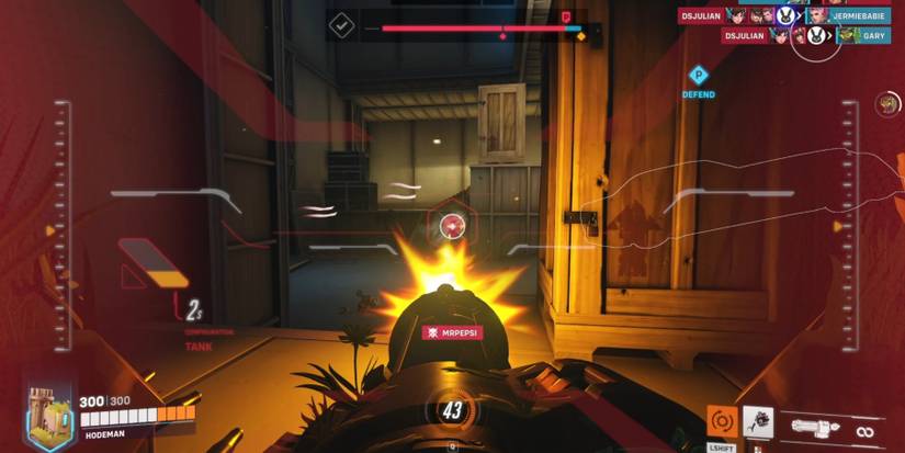 Overwatch 2 Bastion Taking Out Brigitte From The Side