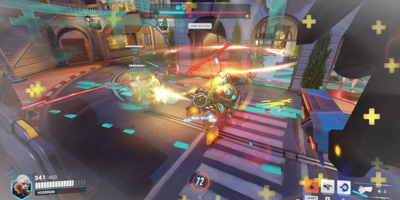 Overwatch 2 Doomfist Teaming Up To Take Down A Tank