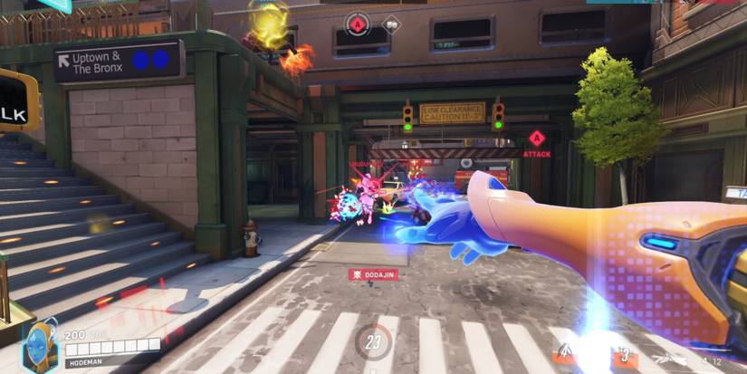 Overwatch 2 Echo Getting A Headshot Kill On Ana