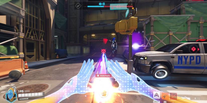 Overwatch 2 Echo Taking Out Sombra With A Beam