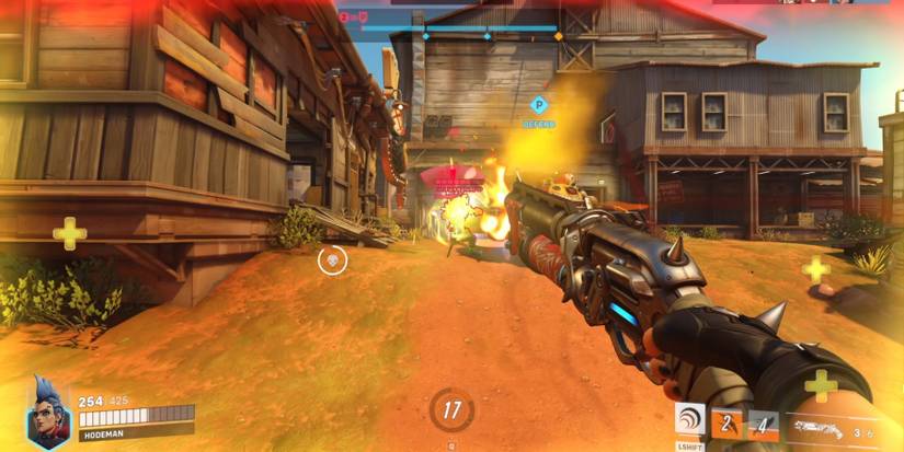 Overwatch 2 Junker Queen Fighting By The Escort Car