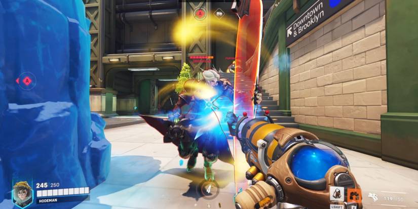 Overwatch 2 Mei Freezing A Brigitte