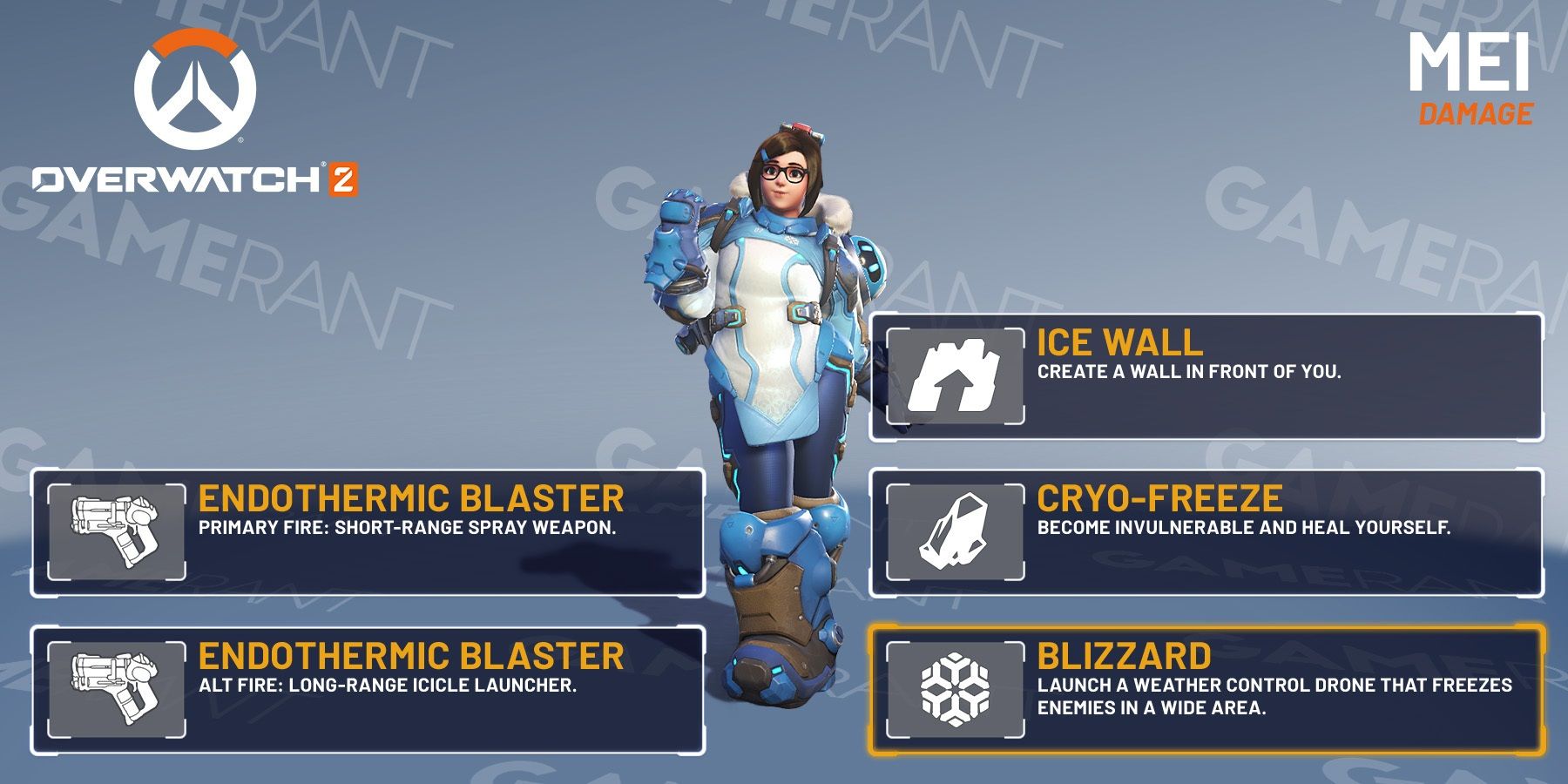 Overwatch Mei character – tips and tricks to get the most from