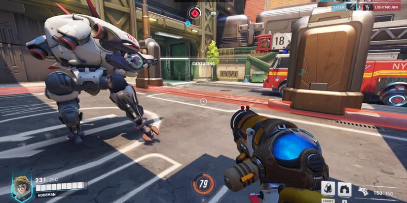 Overwatch 2 Mei Taking A Point With D. Va