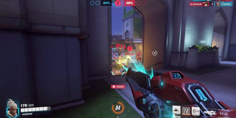 Overwatch 2 Sojourn Getting A Headshot Kill On Reaper