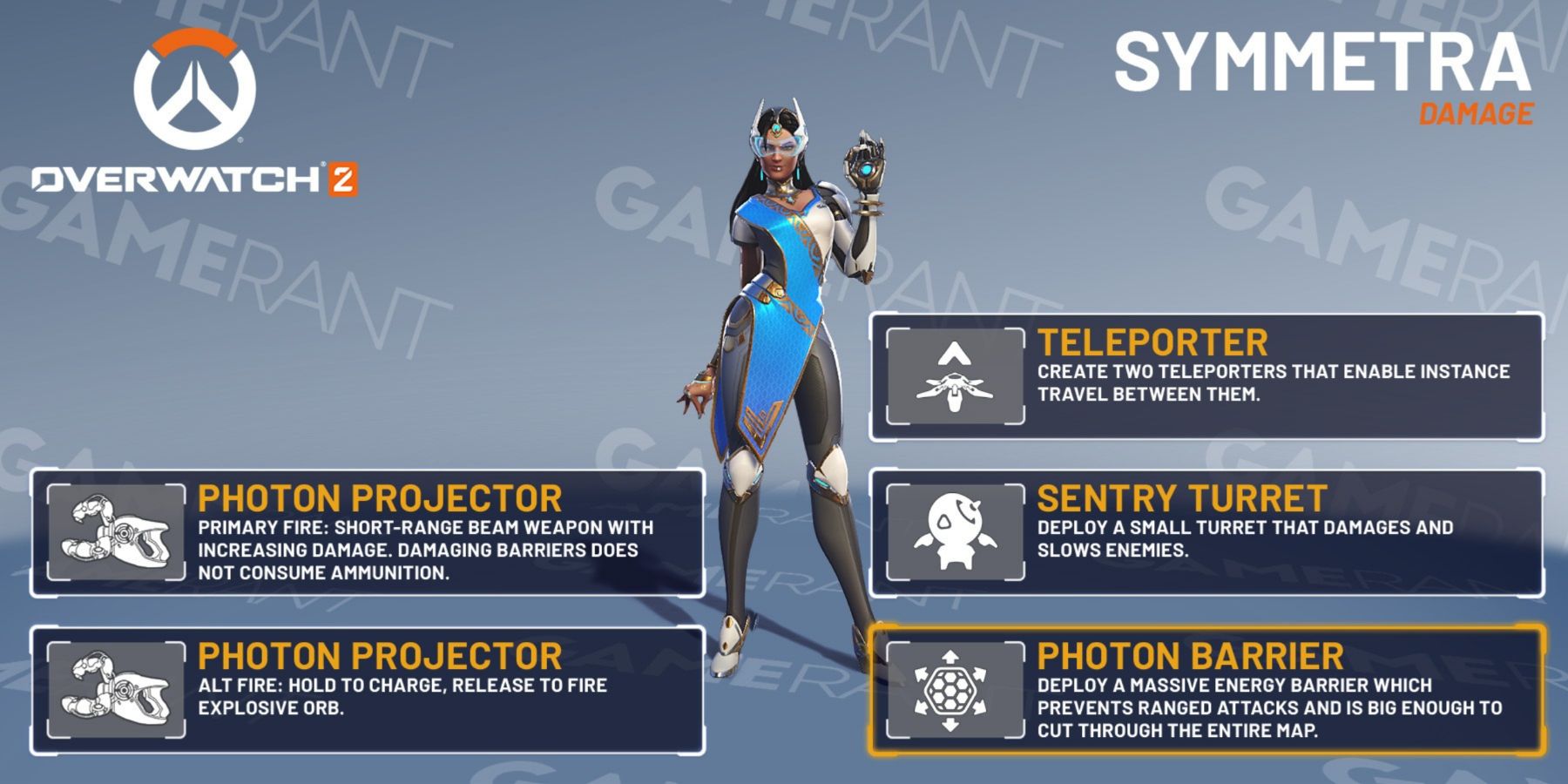 Overwatch 2 Symmetra Overview