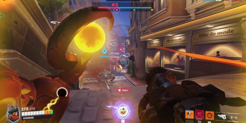 Overwatch 2 Torbjorn Gets A Headshot On Moira