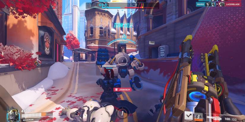 Overwatch 2 Winston Getting A Team Kill