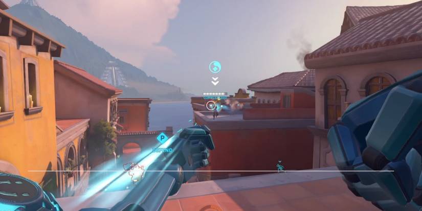 Overwatch 2 Zenyatta Assisting Teammate