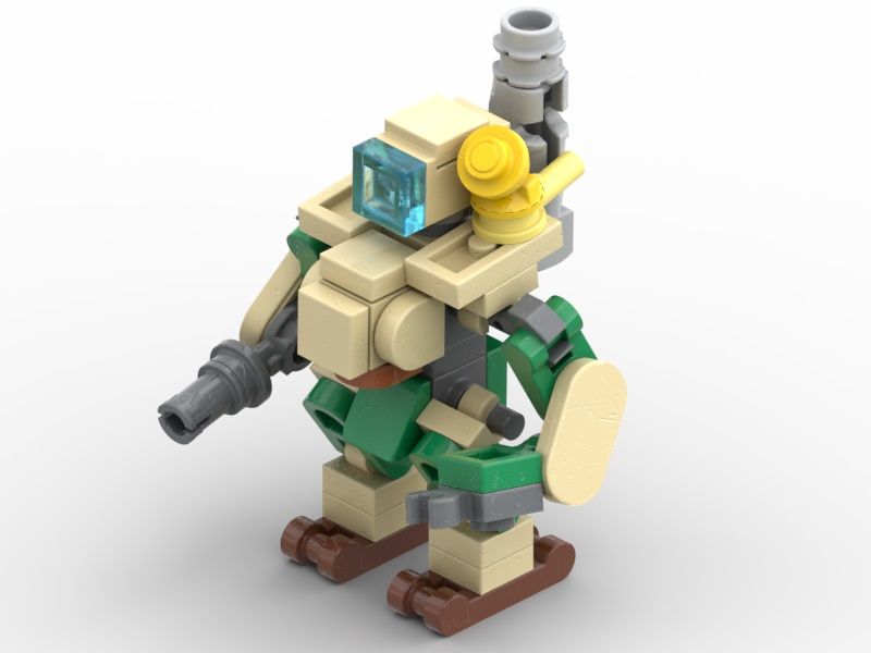Overwatch fan made LEGO Bastion