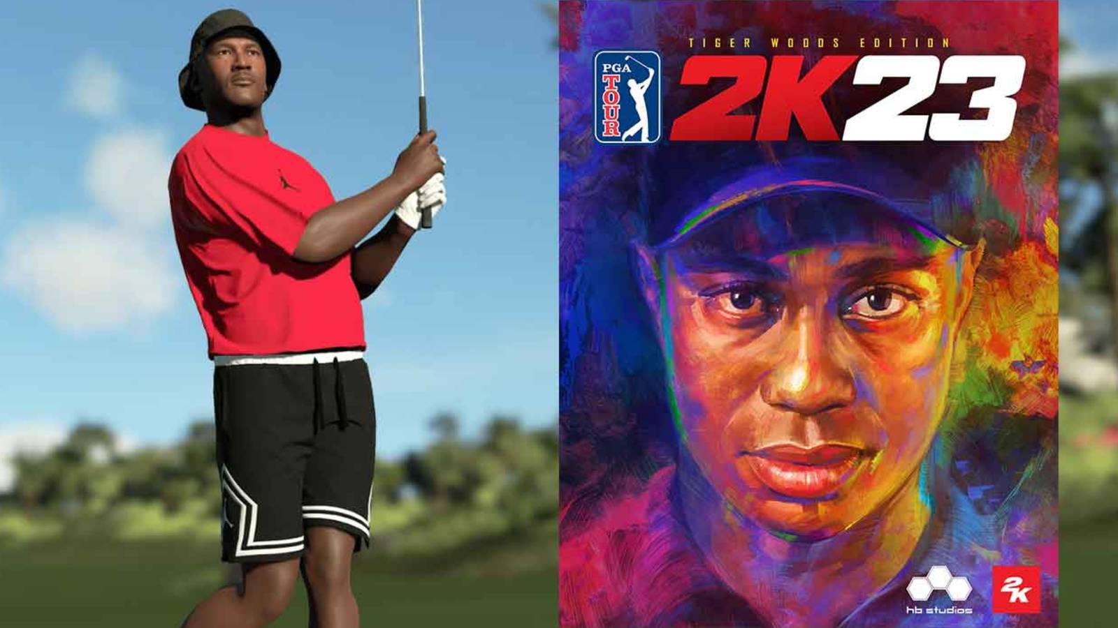 Tiger Woods in PGA Tour 2K23