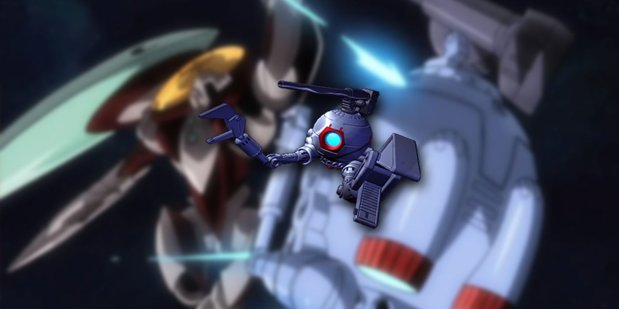 PNG Of R879 Ball Over Image Of Ball From Mobile Suit Gundam